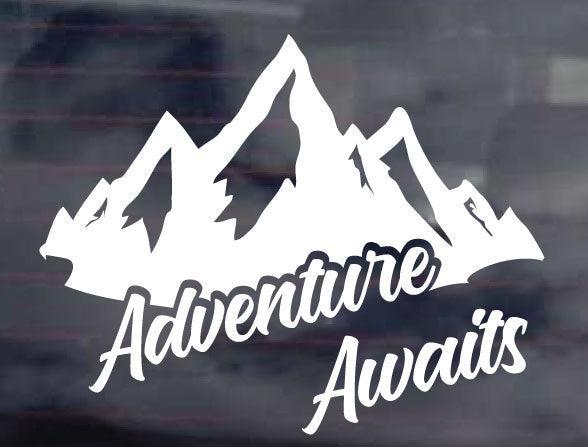 Adventure awaits sticker decal Australian made