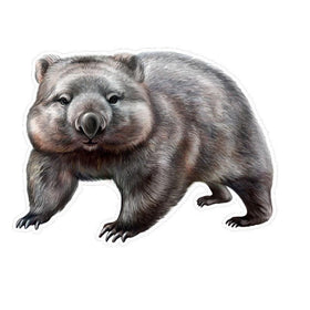 Wombat sticker for vehicle, motorhome, truck