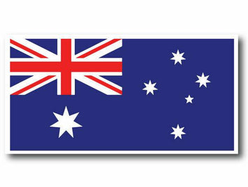 Australian Flag Sticker Decals vehicles windows cars truck trailer ...