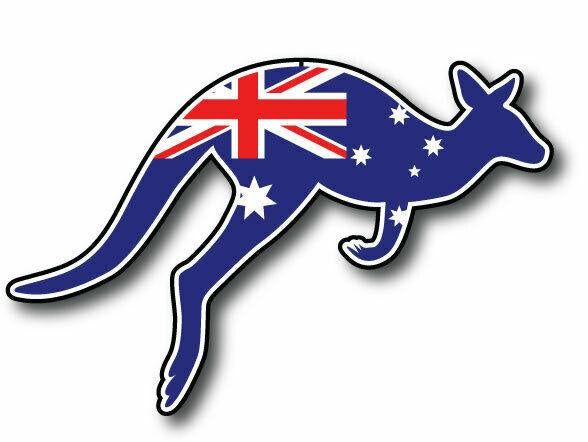 [Australian Kangaroo flag decal