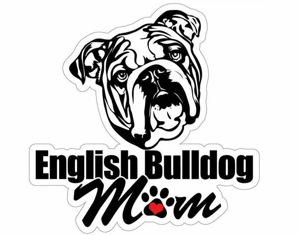 English Bulldog Car sticker bumper sticke skate sticker bike Mega Sticker Store