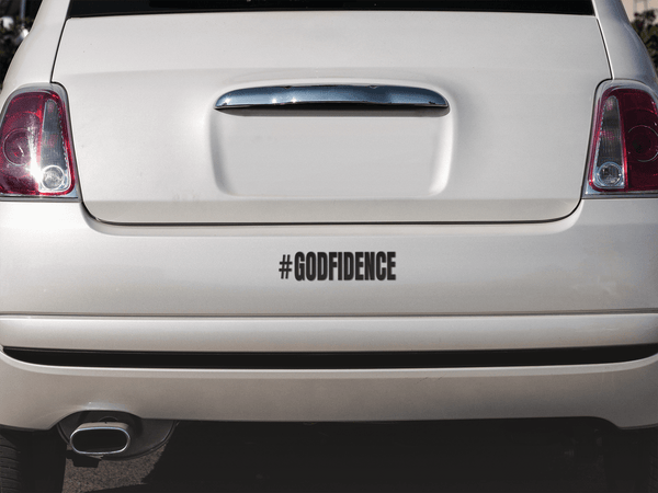 #GODFIDENCE-Car Sticker Decal - Mega Sticker Store