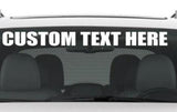 
Custom windscreen sticker Windsheild Name Lettering