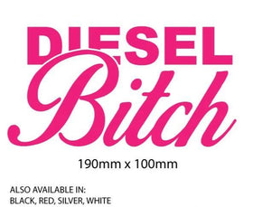 DIESEL BITCH Decal 4x4 CAR STICKER 4WD