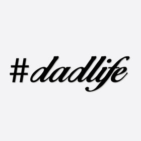 A great gift for an awesome dad, this #dadlife sticker is an great looking car sticker  Surprise dad or hubby with this unique present.