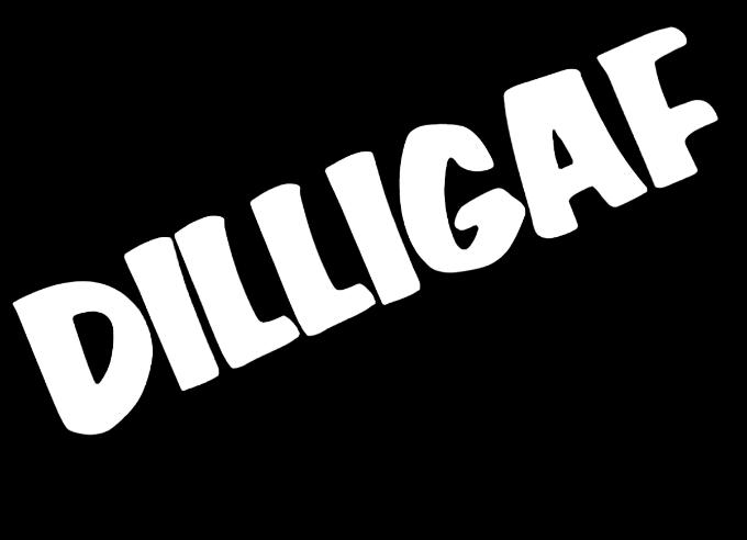 Dilligaf car sticker decal