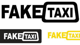 Fake Taxi sticker funny car sticker  JDM  Bumper sticker