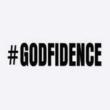 #GODFIDENCE-Car Sticker Decal - Mega Sticker Store