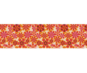 Hippy Flower pattern Pinstripe vehicle sticker decal car motorhome van life  4x4 4wd stripe graphic