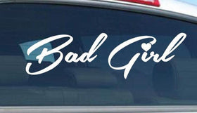 Bad Girl Decal Sticker - LARGE