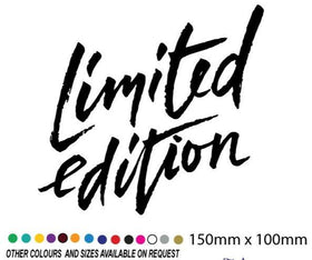 Limited Edition  sticker JDM, Drift,  vinyl decal