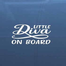 Little-Diva-on-board--Car-sticker-decal,-white-window-sticker-03