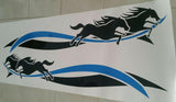 Premium Durable Vinyl Horse Float Stripe Sticker Decals 1500mms Online]-Mega Sticker Store