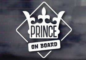 Prince on Board Decal