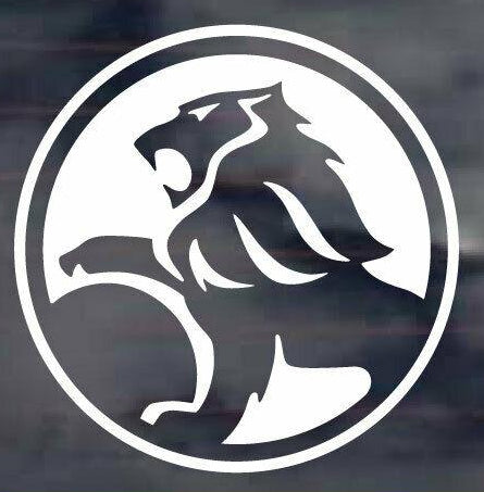 ROUND HOLDEN CAR STICKER DECAL 22CM IN VINYL