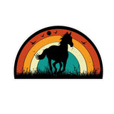 Retro Horse-sticker-decal-vehicle-,-car-motorhome-van-vanlife-truck-window - Mega Sticker Store