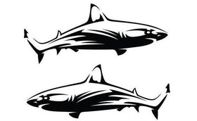 Shark Decal Sticker - Set of 2