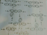 silver pinstripe scroll for truck , horse float vehicle