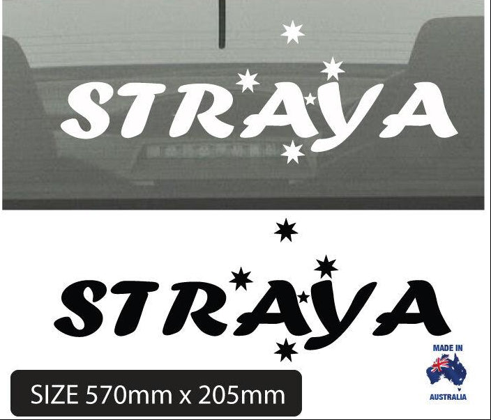 Straya Window Sticker Australia: Ultimate Aussie Vinyl Decal