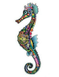 Sugar Skull Seahorse Sticker Decal, Vinyl Sea Horse Car Campervan Motorhome Boat Sticker