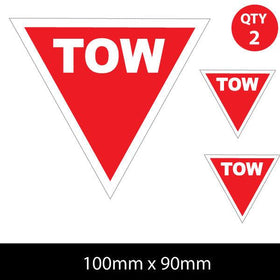 Cams approved towing point stickers