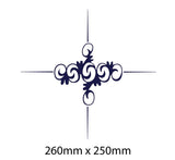 QTY 2 X Truck pinstripe scroll sticker decal 260mm horse float van vehicle A1 - Mega Sticker Store