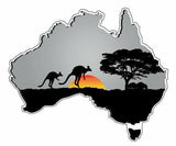[Best Selling Australian Map decals Vehicle Stripes Online]-Mega Sticker Store