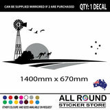 Windmill sticker for vehicle