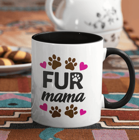 Fur mama coffee mug for dog cat animal lover