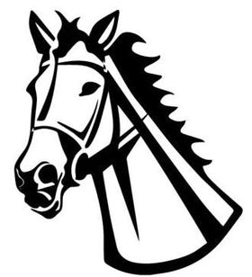 Horse Head Decal (Large)