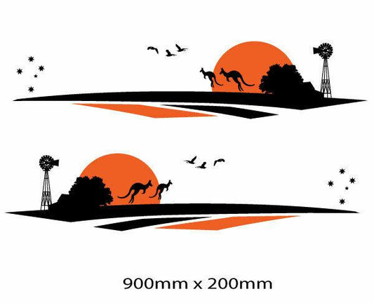 Custom Stripes decals for RVs, Motorhomes, Caravans, Boats Campervan ...